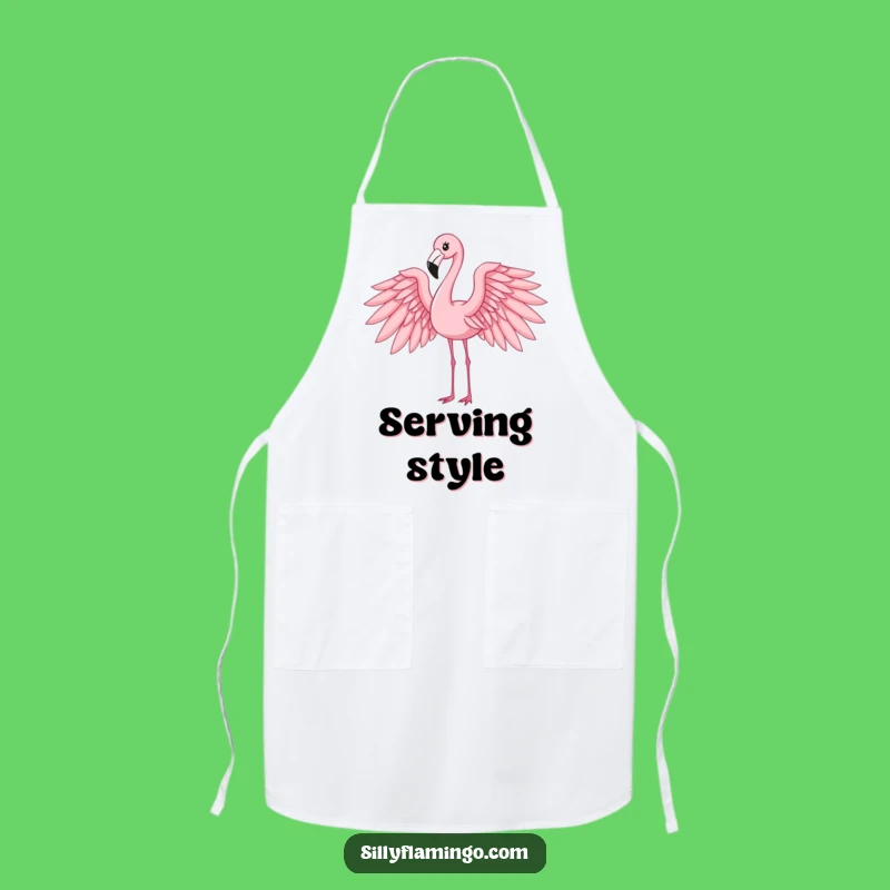 Funny Flamingo Wings Apron: Stylish Chef Wear, Unique Funny Gift
