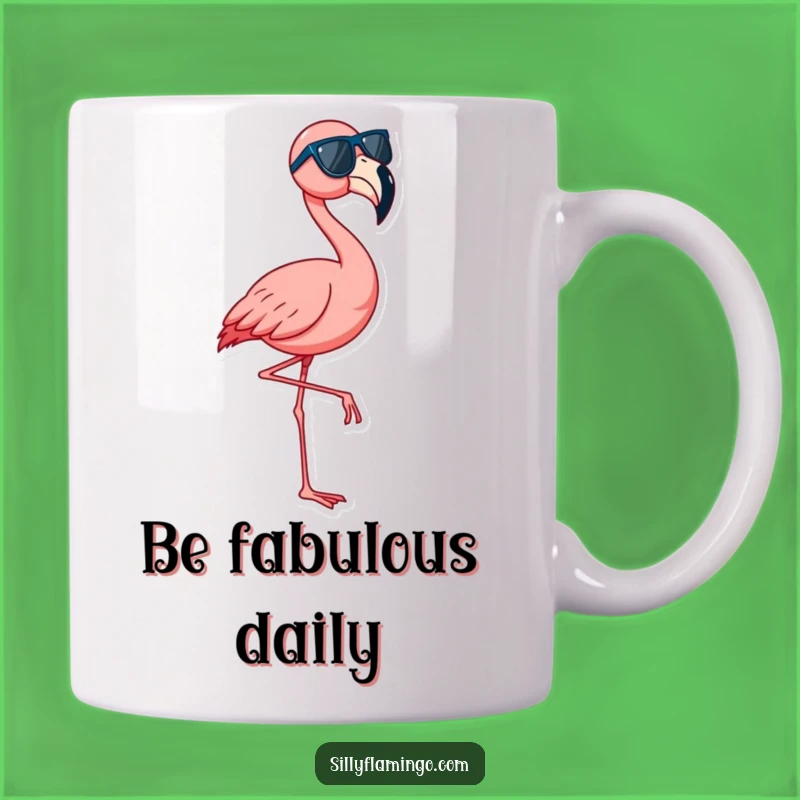 Funny Flamingo Dancing Mug: Cool Bird Vibes, Perfect Gift for Fun-Loving Friends