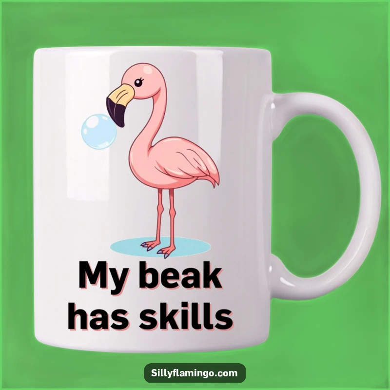 Funny Flamingo Bubble Blowing Mug: A Cheerful Bird Gift Full of Joy