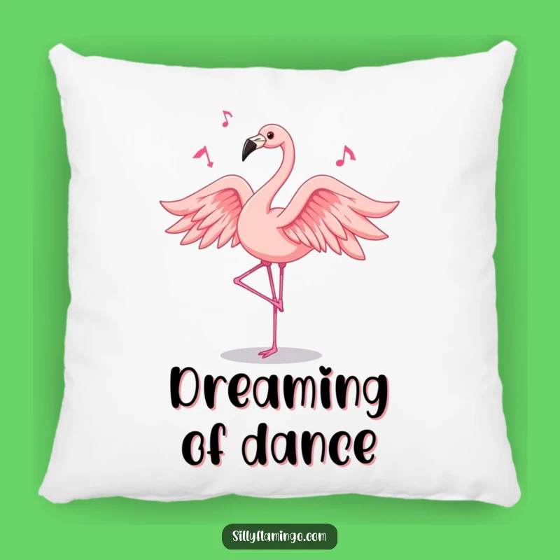 Funny Dancing Flamingo Pillow: Soft Pink Feather Dancer Cushion, Perfect Gift