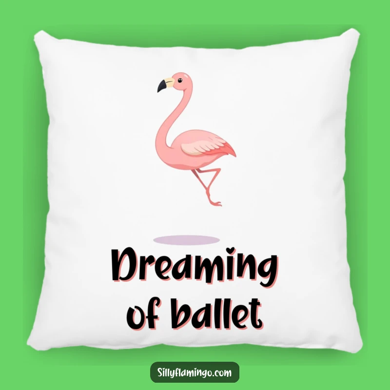 Funny Flamingo Long Legs Accent Pillow - Comfy & Quirky Decor Gift