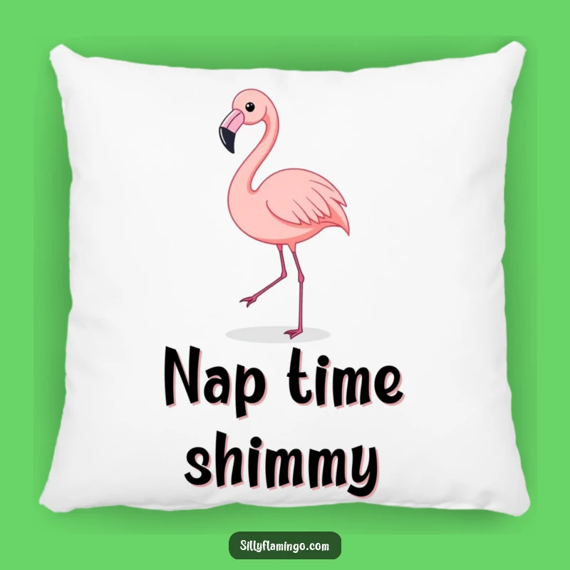 Funny Flamingo Shimmy Pillow: Cozy Dancing Bird, Hilarious Comfort Gift