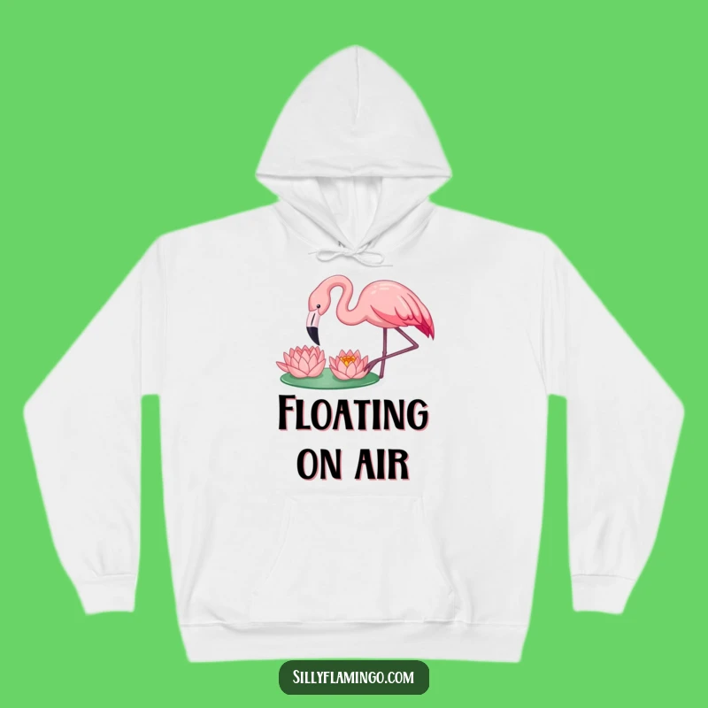 Cozy Funny Flamingo Lily Hoodie: Warmth for Nature Lovers