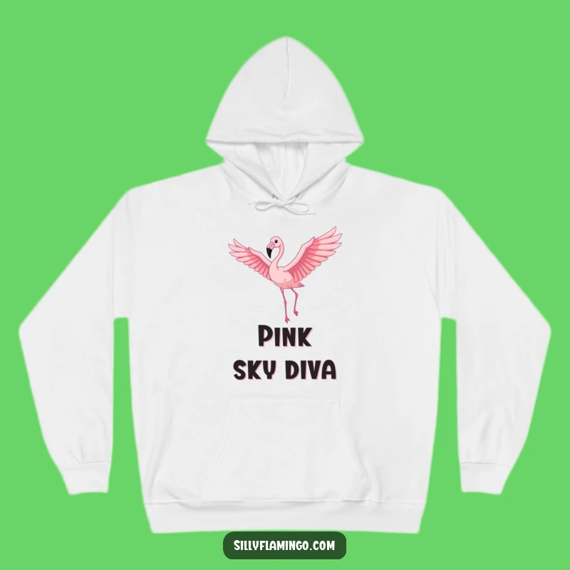 Funny Flamingo Hoodie: Cozy Comfort with a Proud Bird Soaring, Ideal Funny Gift