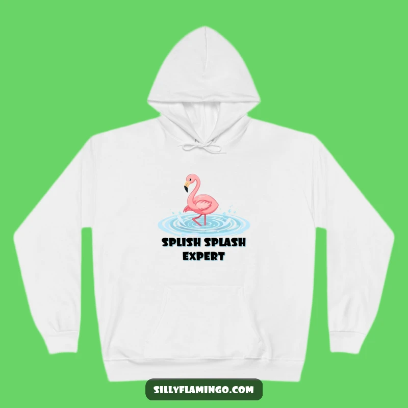 Funny Flamingo Pool Day Hoodie: Cozy & Hilarious Water Bird Sweatshirt, Perfect Gift