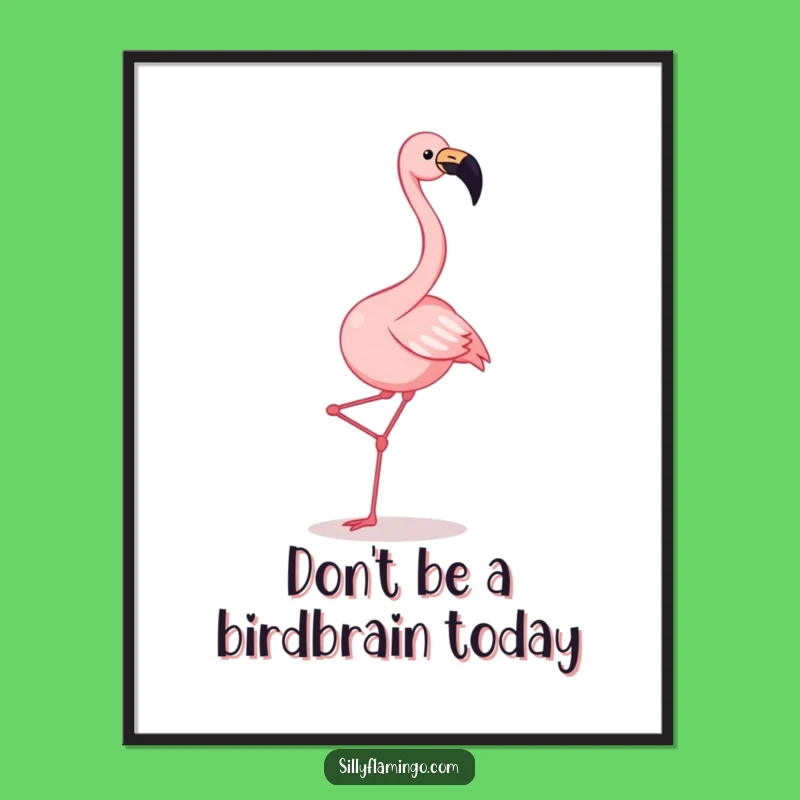 Free Printable Flamingo Dance Wall Art - Funny Downloadable Decor for Your Home