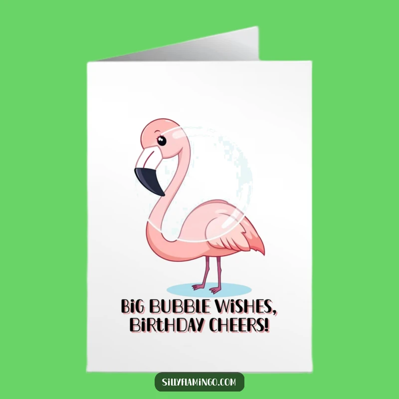 Free Printable Birthday Card: Flamingo Bubble Fails for a Funny DIY Gift