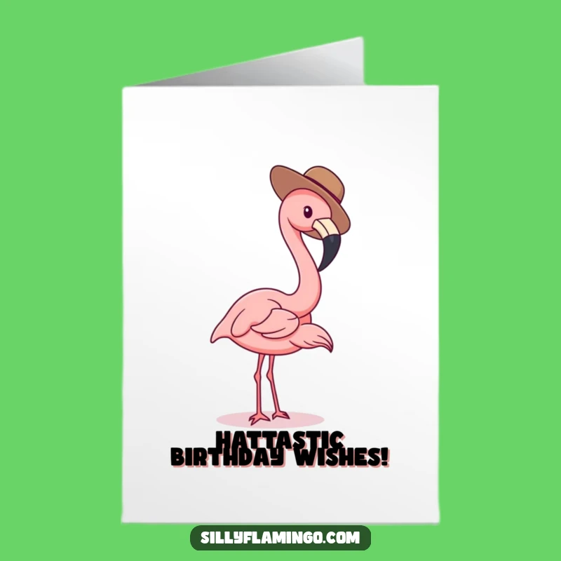 Free Printable Birthday Card: Flamingo's Beak Dip, Fun Downloadable Gift
