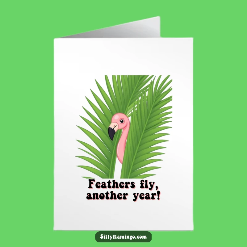 Free Printable Flamingo Birthday Card: Hilarious Tropical Surprise for Him or Her
