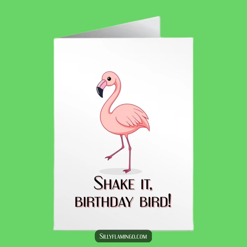Free Printable Flamingo Dance Card: Hilarious Downloadable Birthday Gift for Fun Lovers