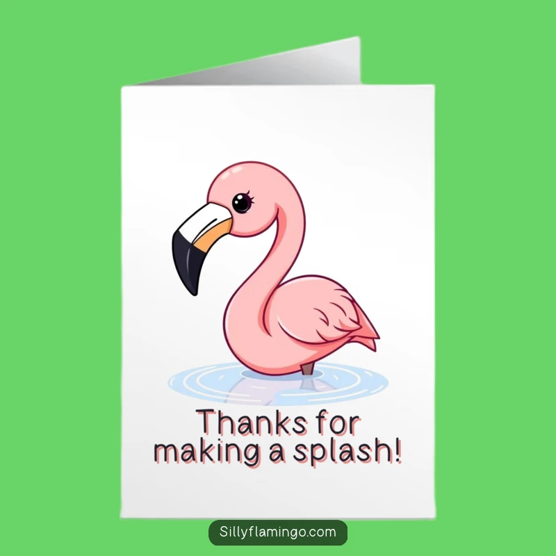Free Printable Flamingo Thank You Card - Charming Downloadable Gift for Gratitude