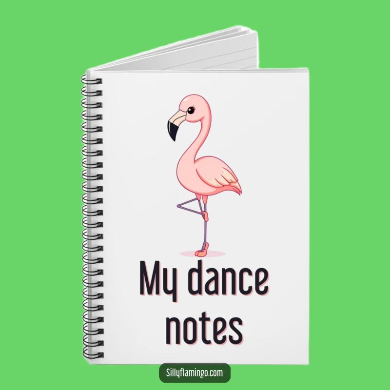 Funny Flamingo Ballet Slippers Notebook: Jot Down Your Graceful Thoughts