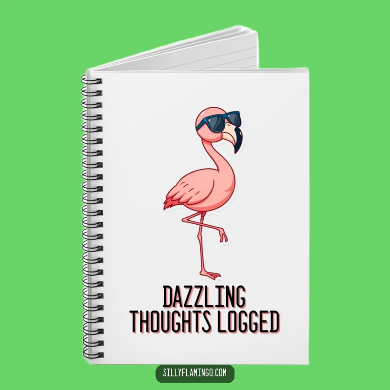 Funny Flamingo Notebook: Dancing Diary, Hilarious Journal for Creative Ideas