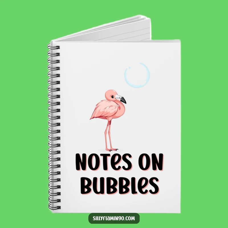 Funny Flamingo's Curiosity Notebook: Bubble Watching, Organize Your Thoughts Gift!