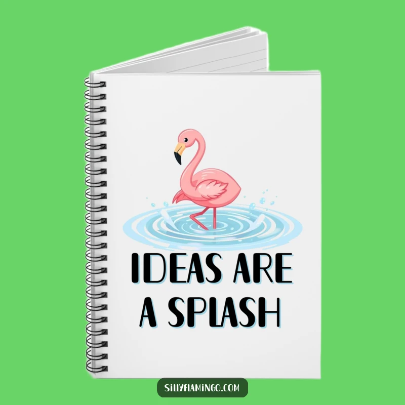Funny Flamingo Pool Splash Notebook: Journal Your Fun, Hilarious Bird Diary, Perfect Gift