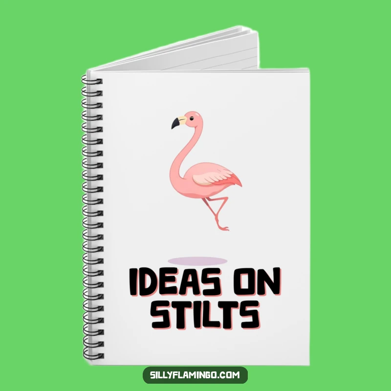 Funny Flamingo Long Legs Journal - Inspiring & Humorous Note-Taking Gift