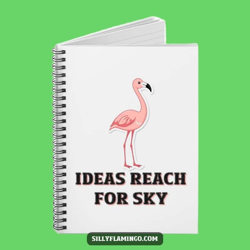 Funny Flamingo Notebook: Jot Down Ideas with a Hilarious Bird's Graceful Flair Gift