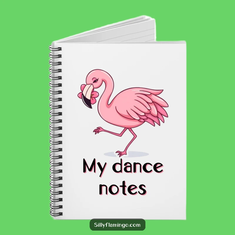 Funny Flamingo Dancing Notebook: Jot Down Ideas with Fiesta Flair