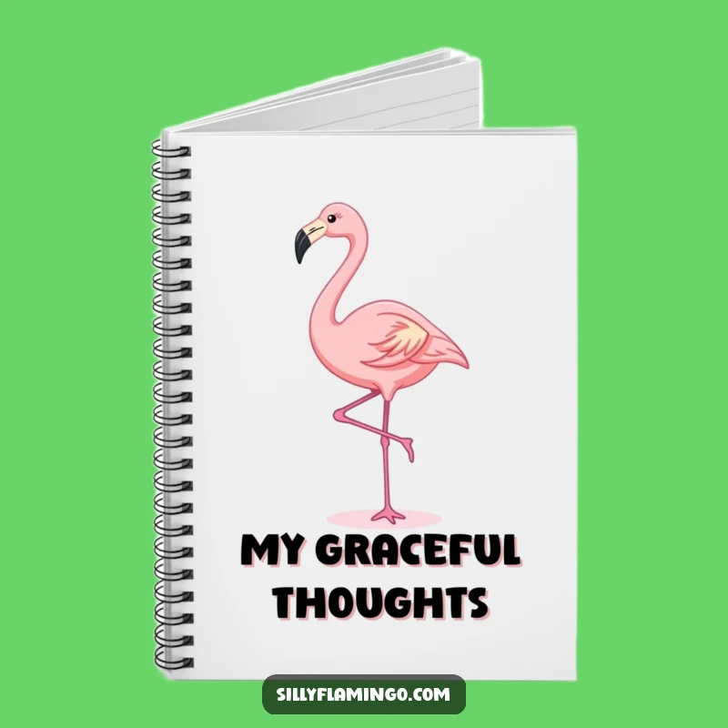 Funny Kawaii Flamingo Notebook: Jot Down Ideas with Graceful Style